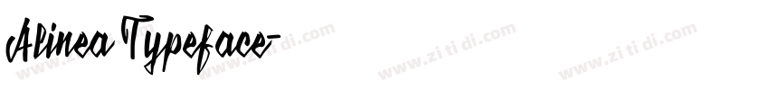 Alinea Typeface字体转换